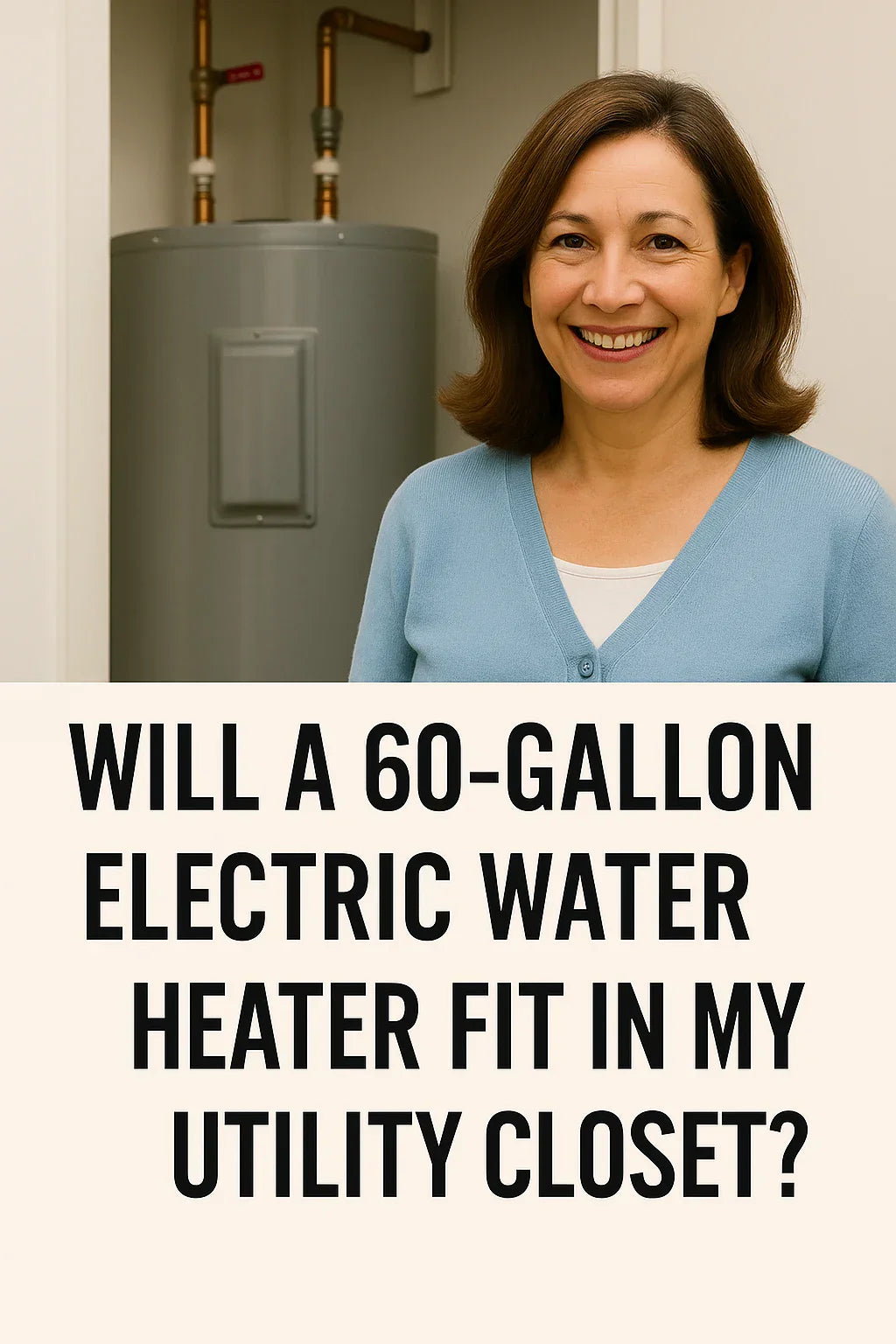 Will a 60-Gallon Electric Water Heater Fit in My Utility Closet?