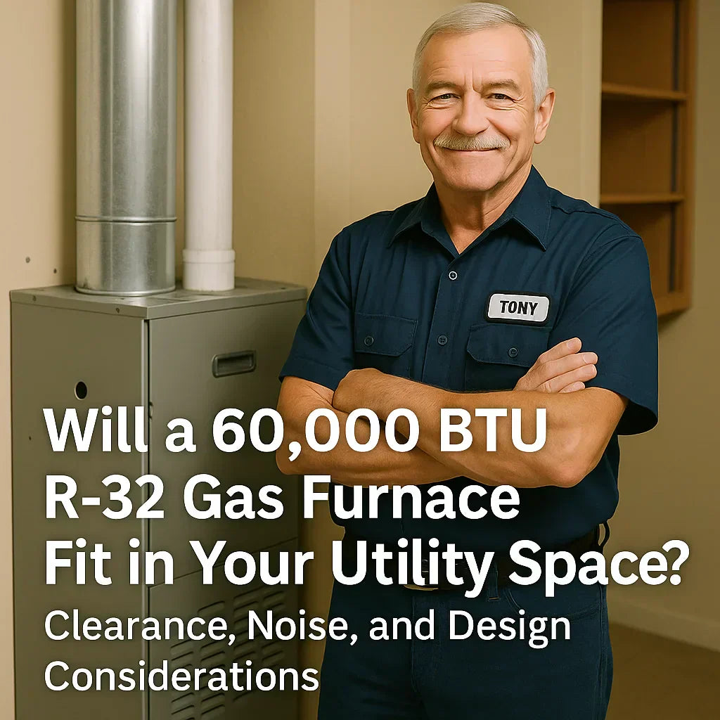 Will a 60,000 BTU R-32 Gas Furnace Fit in Your Utility Space? Clearance, Noise, and Design Considerations