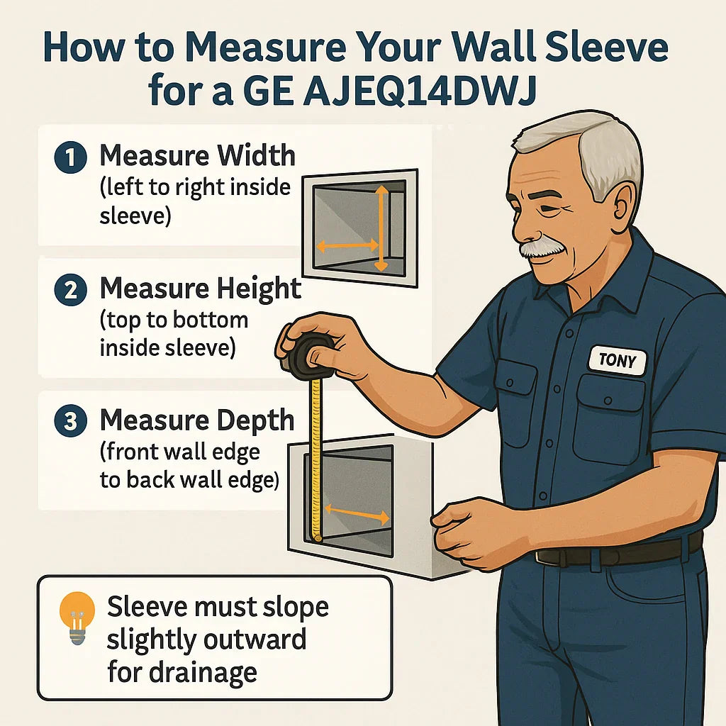 Will the GE AJEQ14DWJ Fit in Your Wall Sleeve Dimensions, Clearance & Compatibility