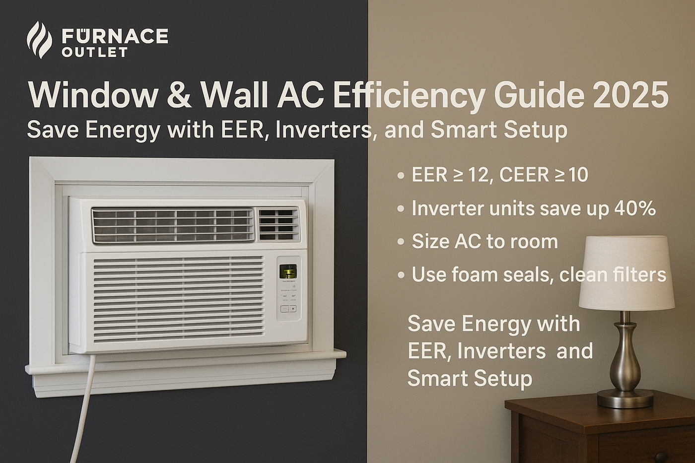 Window & Wall AC Efficiency Guide 2025: Save Energy with EER, Inverters, and Smart Setup