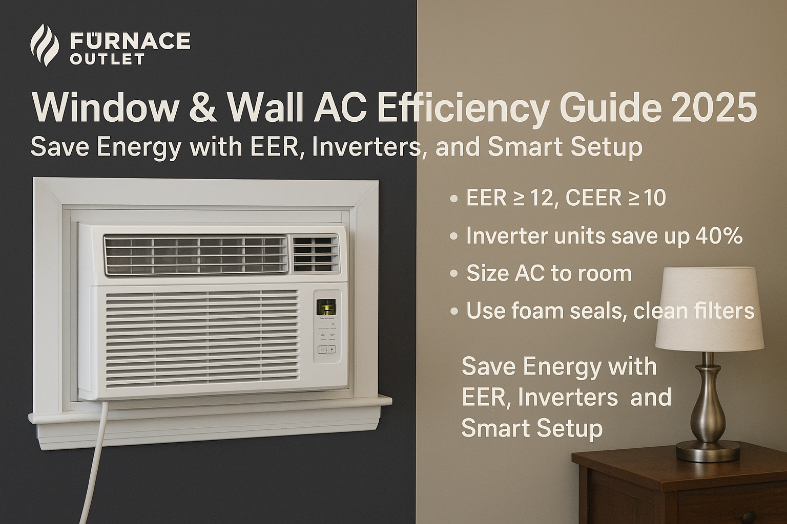 Window & Wall AC Efficiency Guide 2025: Save Energy with EER, Inverters, and Smart Setup