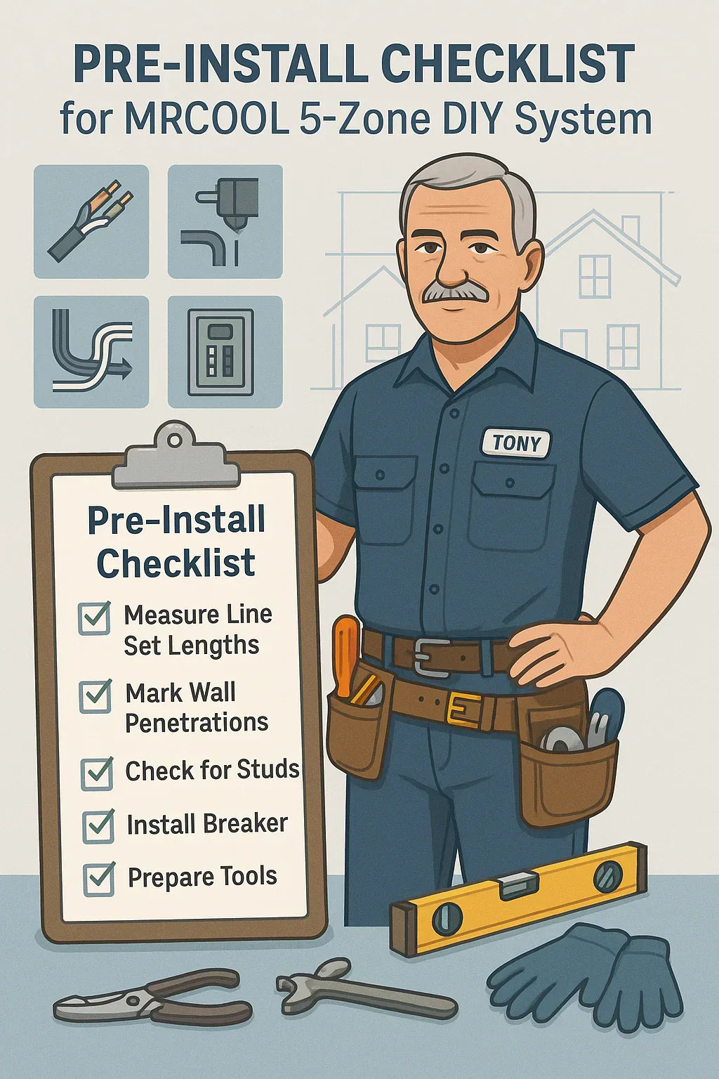 Wiring, Line Sets, and Wall Penetrations Pre-Install Checklist for DIYers