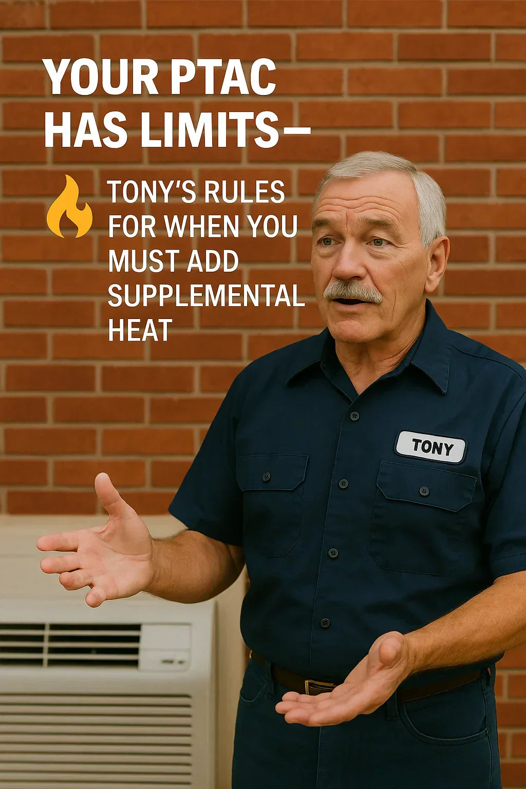 Your PTAC Has Limits — Tony’s Rules for When You Must Add Supplemental Heat