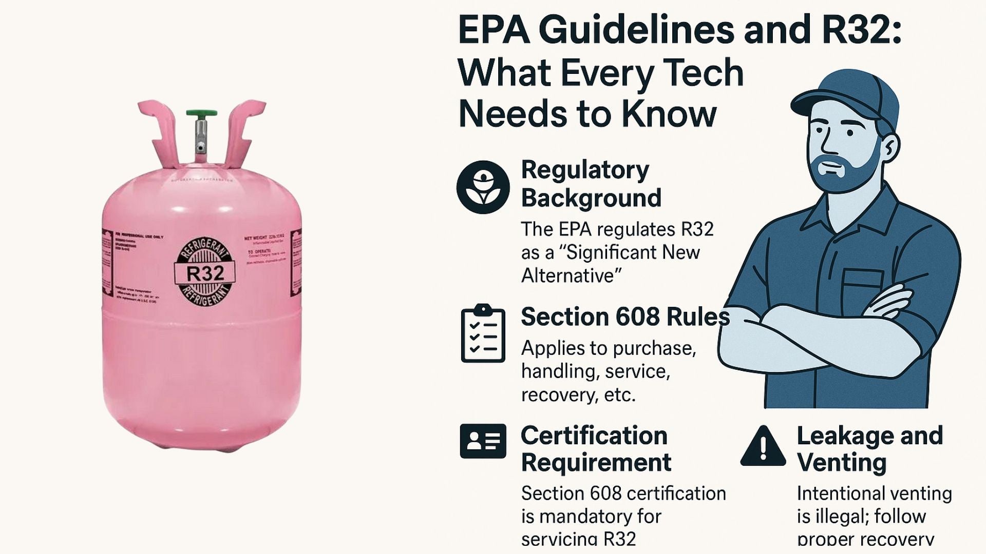 EPA Guidelines and R32: What Every Tech Needs to Know