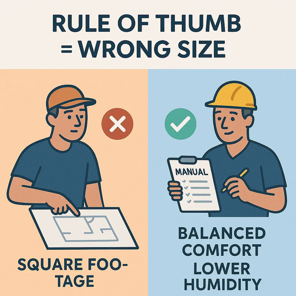 What Contractors Get Wrong About HVAC Sizing (And How to Spot It)