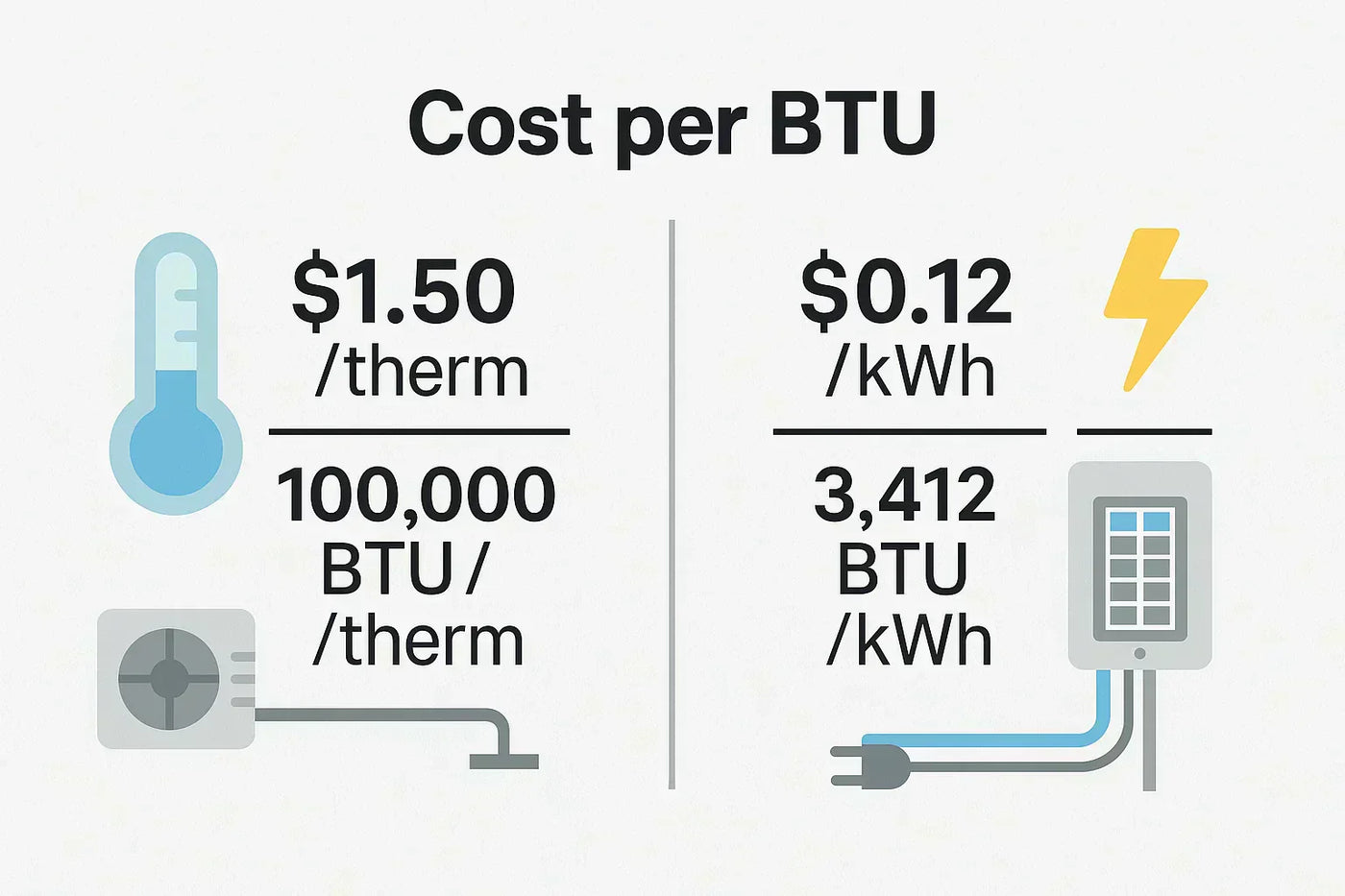 How Your Utility Rates Should Influence Furnace Choice