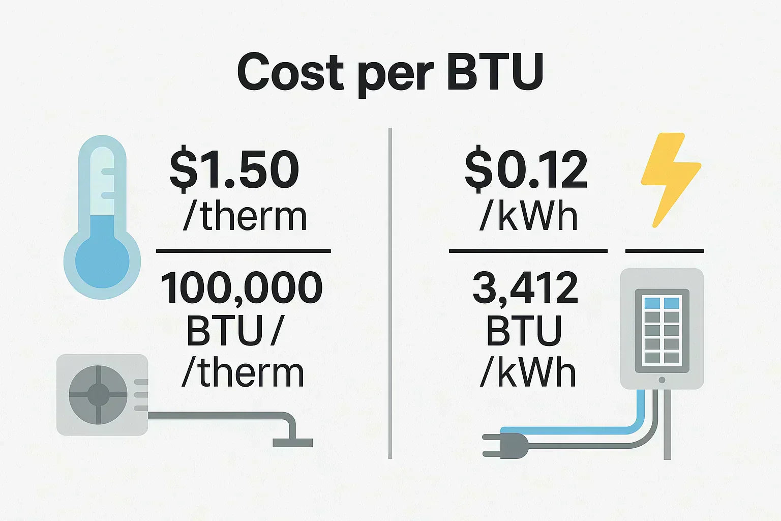 How Your Utility Rates Should Influence Furnace Choice