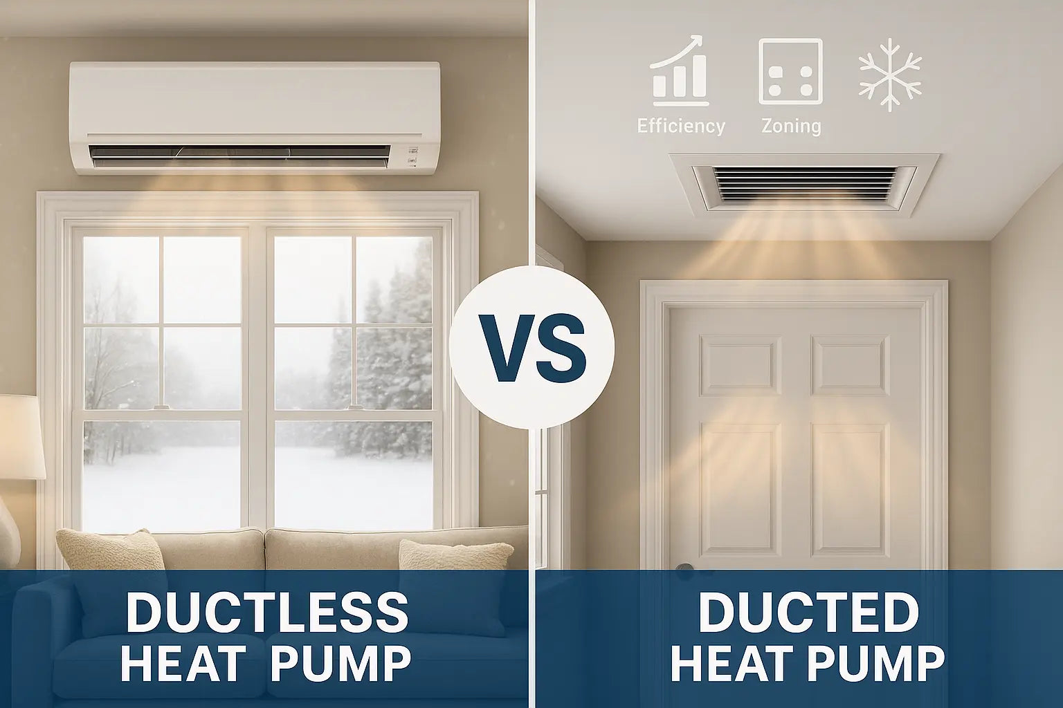 Ductless vs. Ducted Heat Pumps for Cold Climates: Which One is Better?