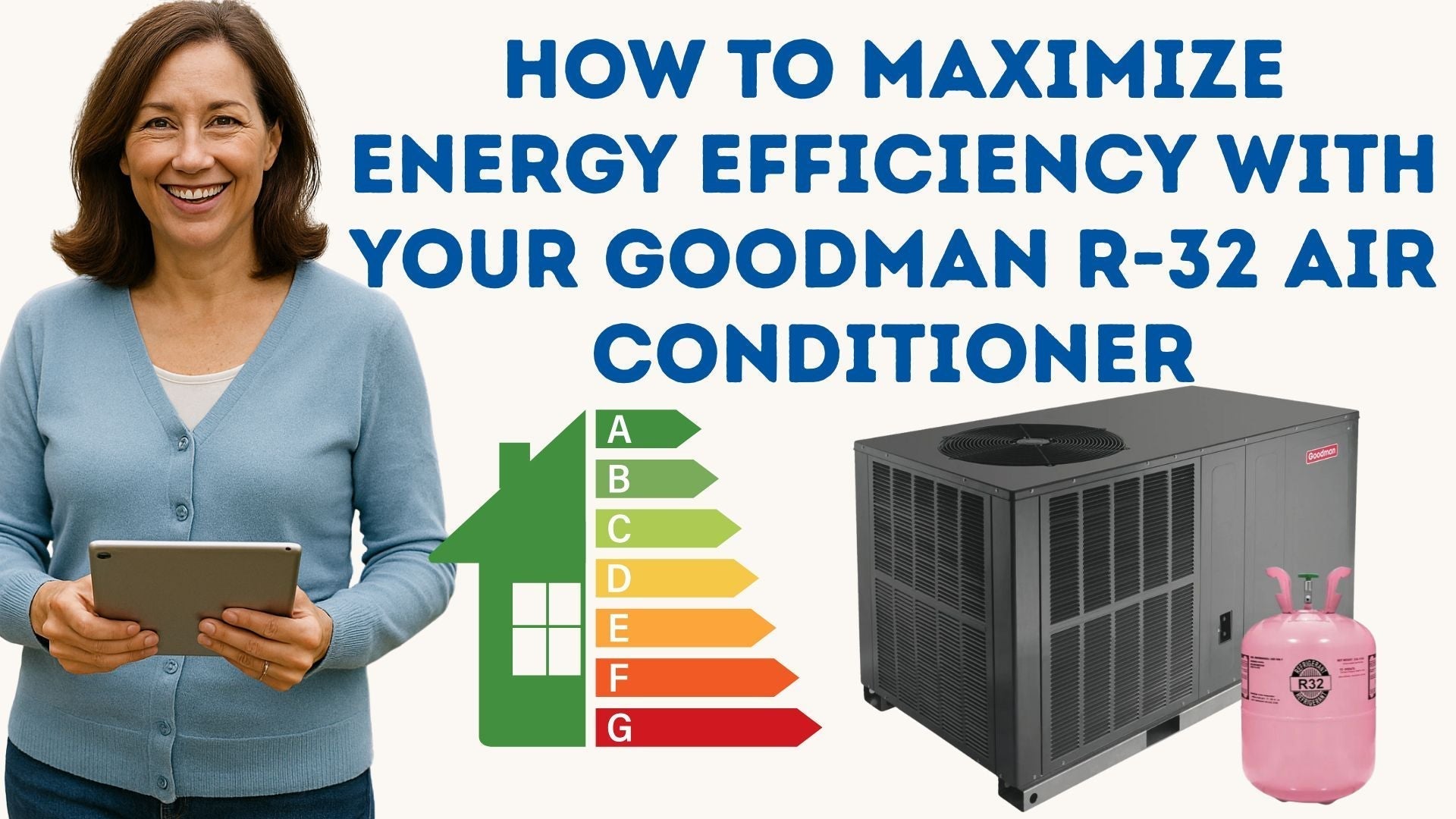 How to Maximize Energy Efficiency with Your Goodman R-32 Air Conditioner