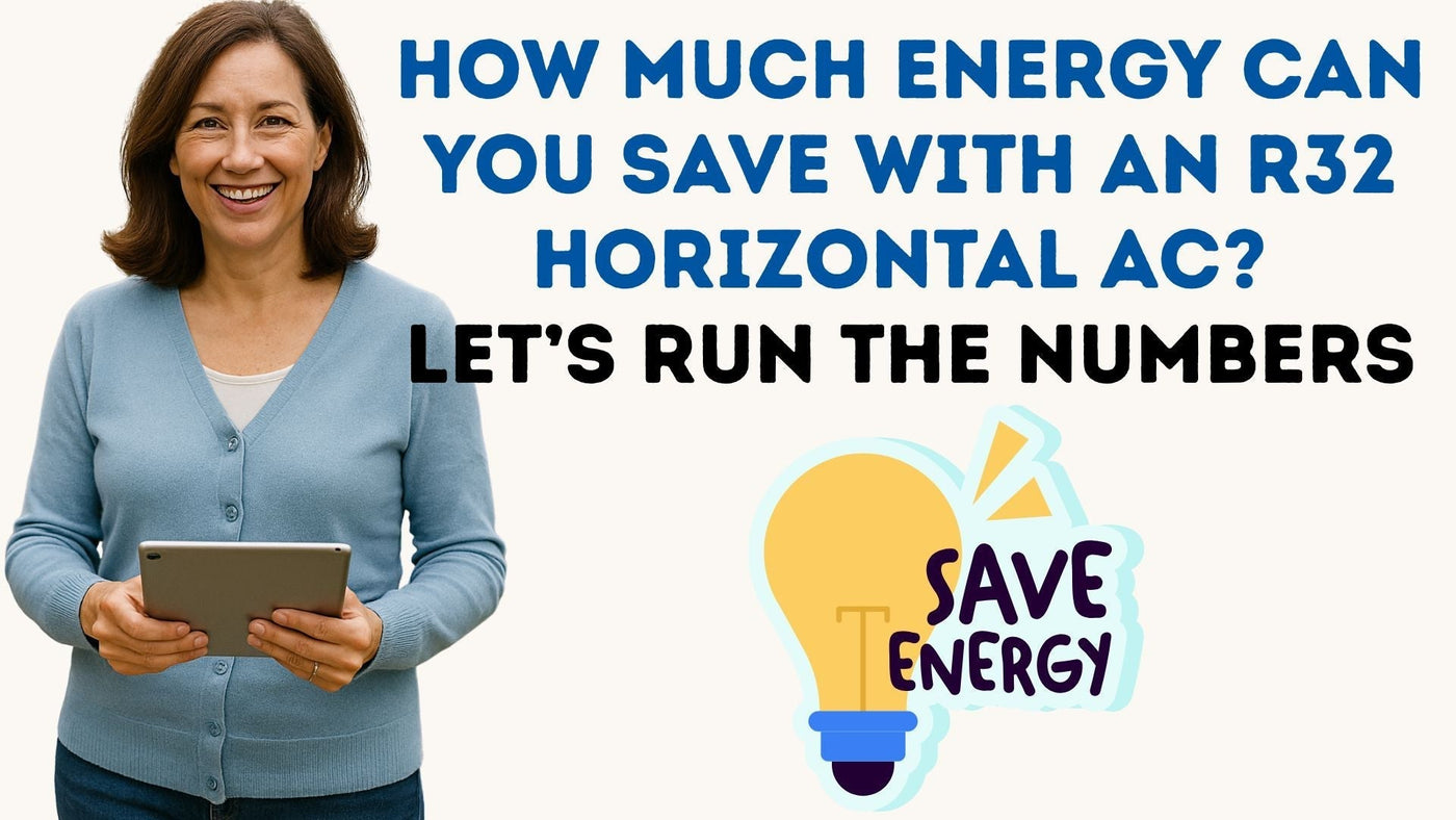 How Much Energy Can You Save with an R32 Horizontal AC? Let’s Run the Numbers