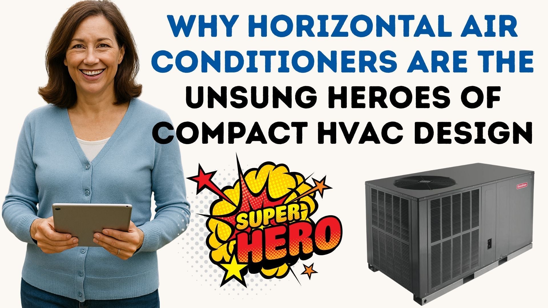 Why Horizontal Air Conditioners Are the Unsung Heroes of Compact HVAC Design