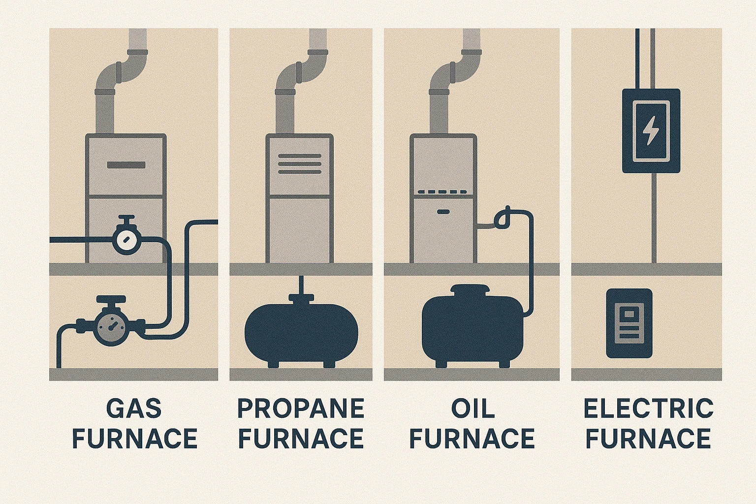 Furnace Cost Differences by Fuel Type: Propane, Oil, Natural Gas, Electric
