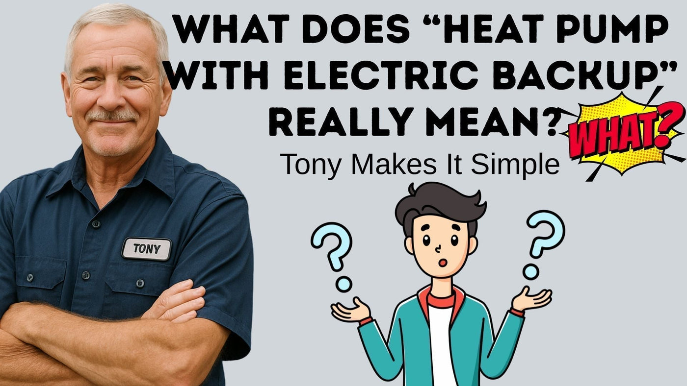 What Does “Heat Pump with Electric Backup” Really Mean? Tony Makes It Simple