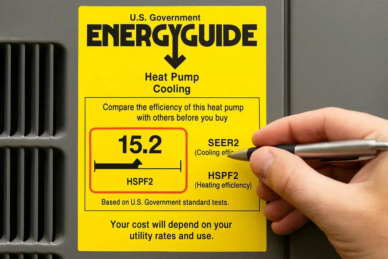 How to Read and Compare SEER2 Ratings on HVAC Labels