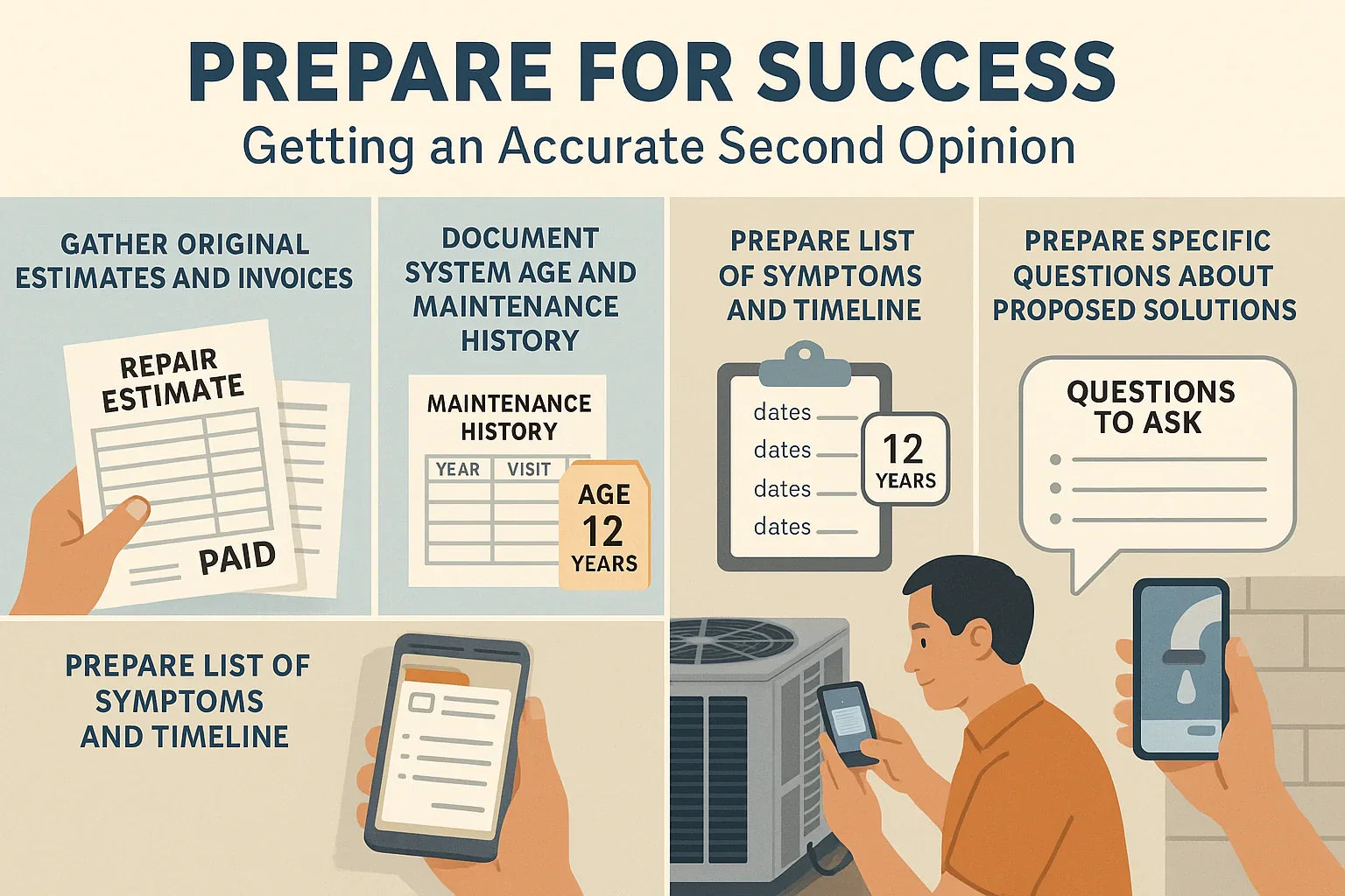 How to Get a Second Opinion on HVAC Repairs or Replacement