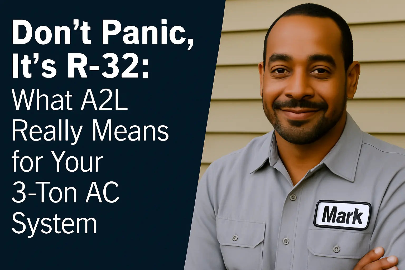 Don’t Panic, It’s R‑32: What A2L Really Means for Your 3-Ton AC System