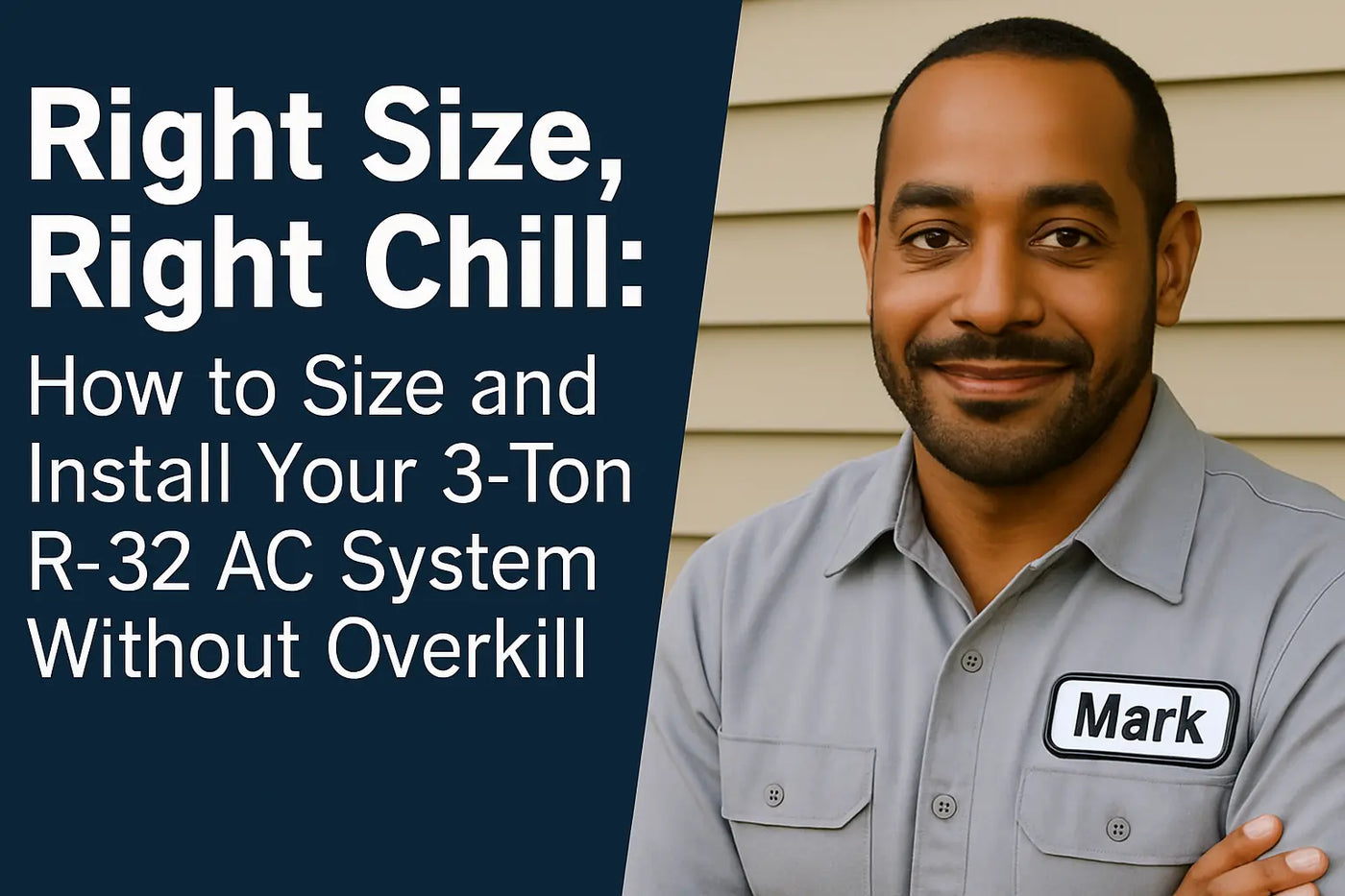 Right Size, Right Chill: How to Size and Install Your 3-Ton R‑32 AC System Without Overkill