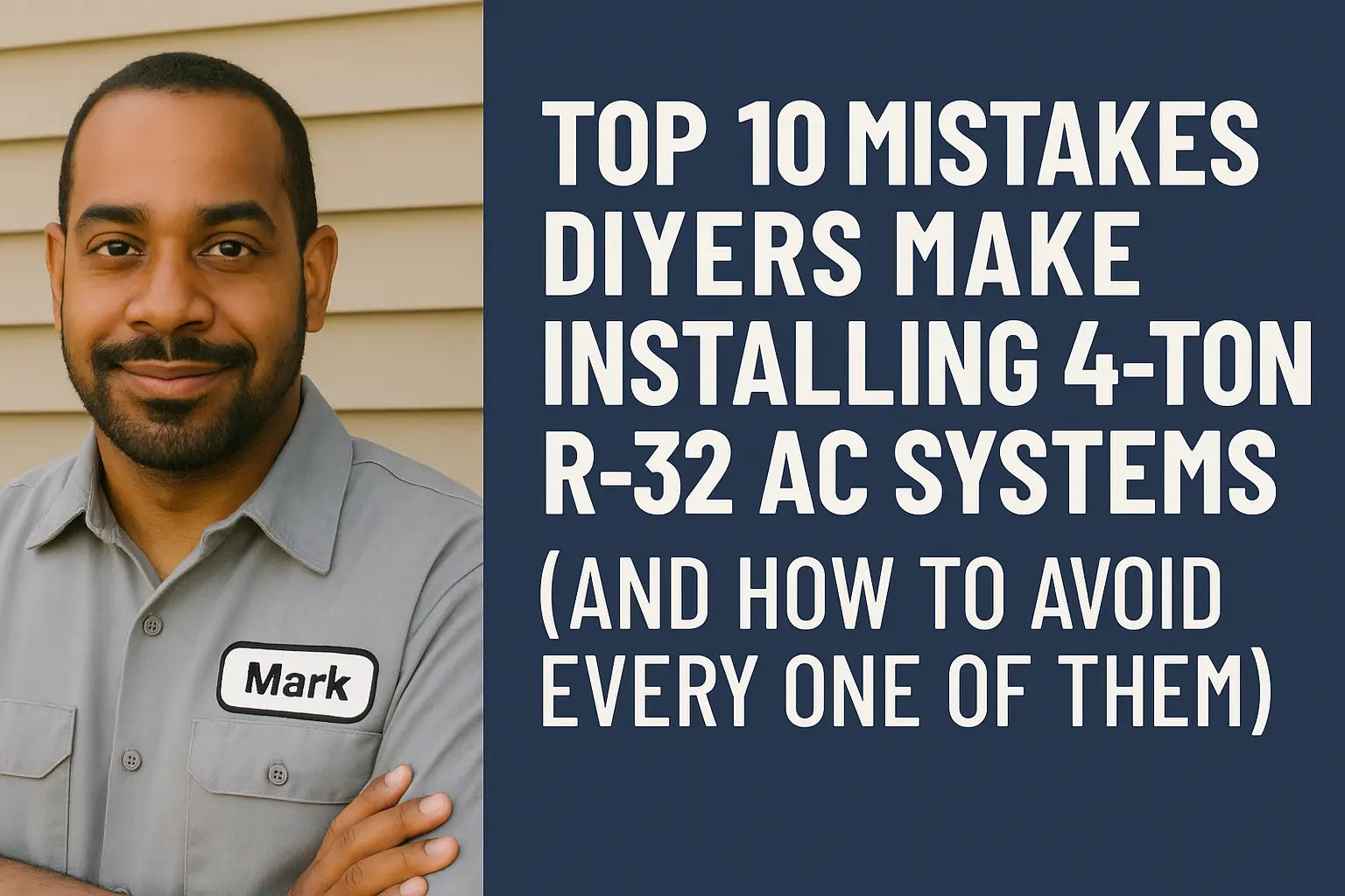 Top 10 Mistakes DIYers Make Installing 4-Ton R-32 AC Systems (And How to Avoid Every One of Them)