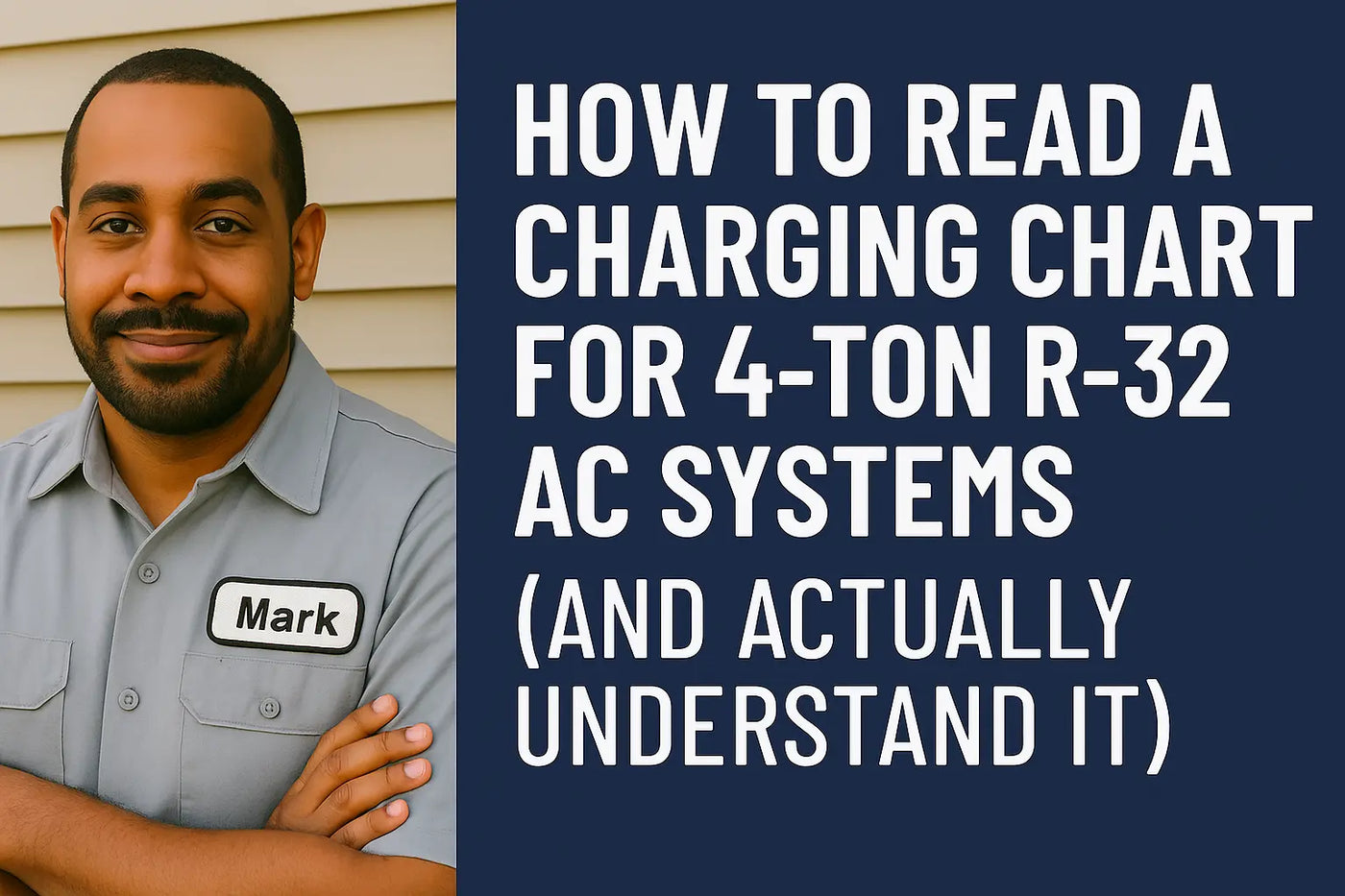 How to Read a Charging Chart for 4-Ton R-32 AC Systems (And Actually Understand It)