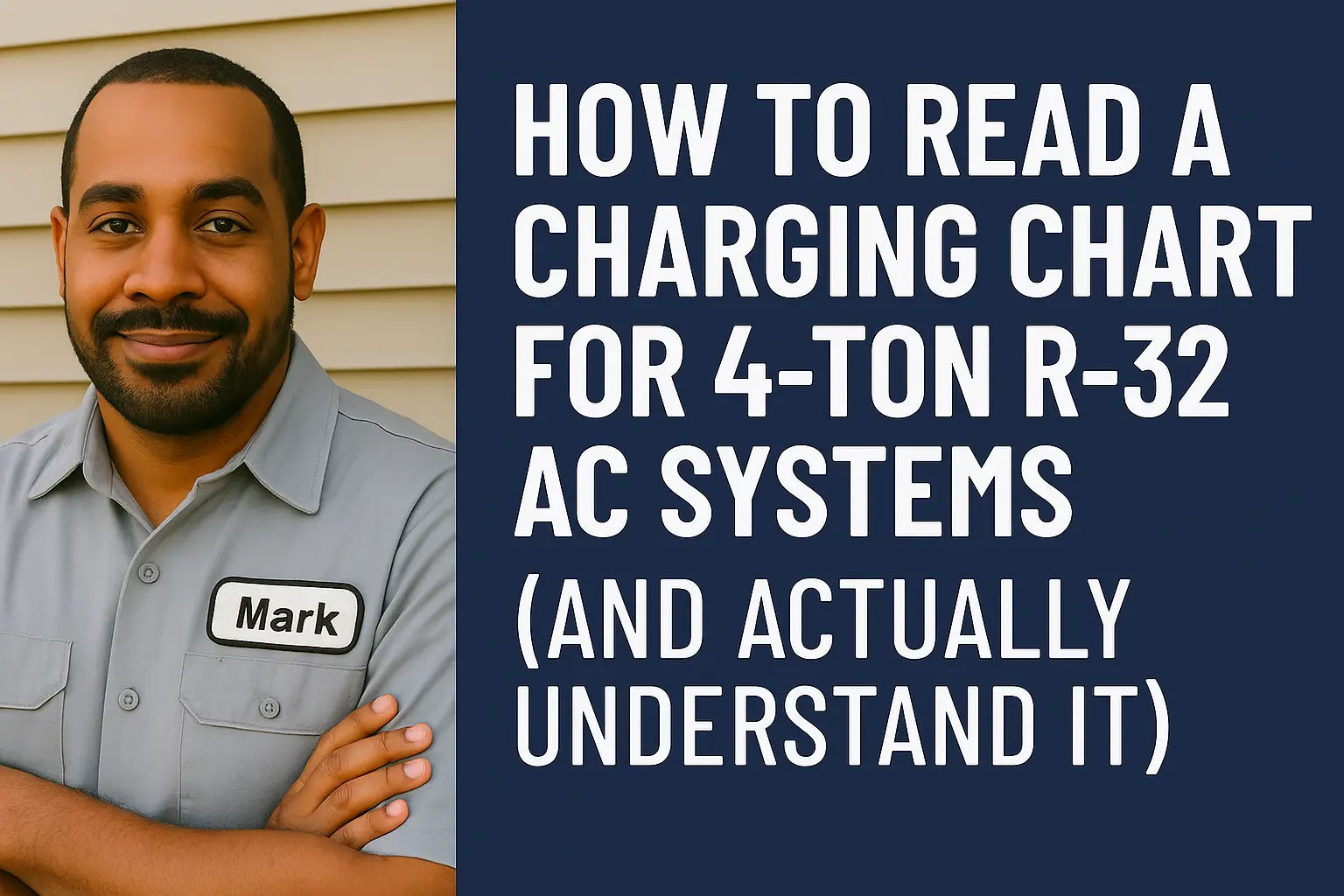 How to Read a Charging Chart for 4-Ton R-32 AC Systems (And Actually Understand It)