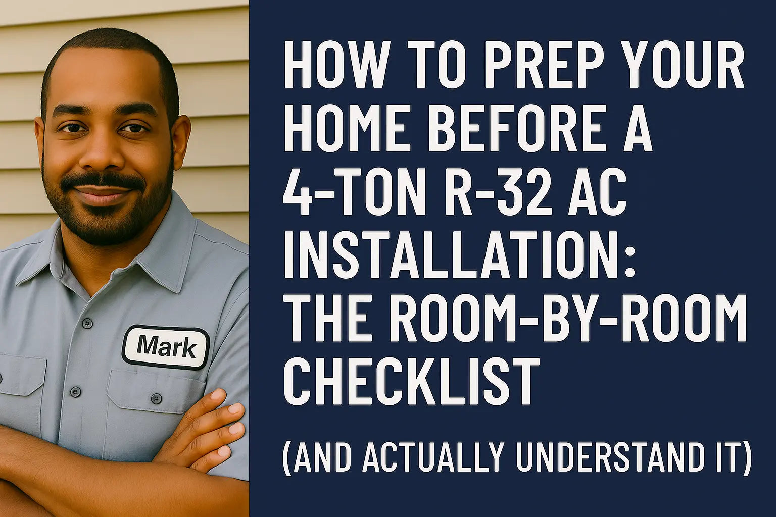 How to Prep Your Home Before a 4-Ton R-32 AC Installation: The Room-by-Room Checklist