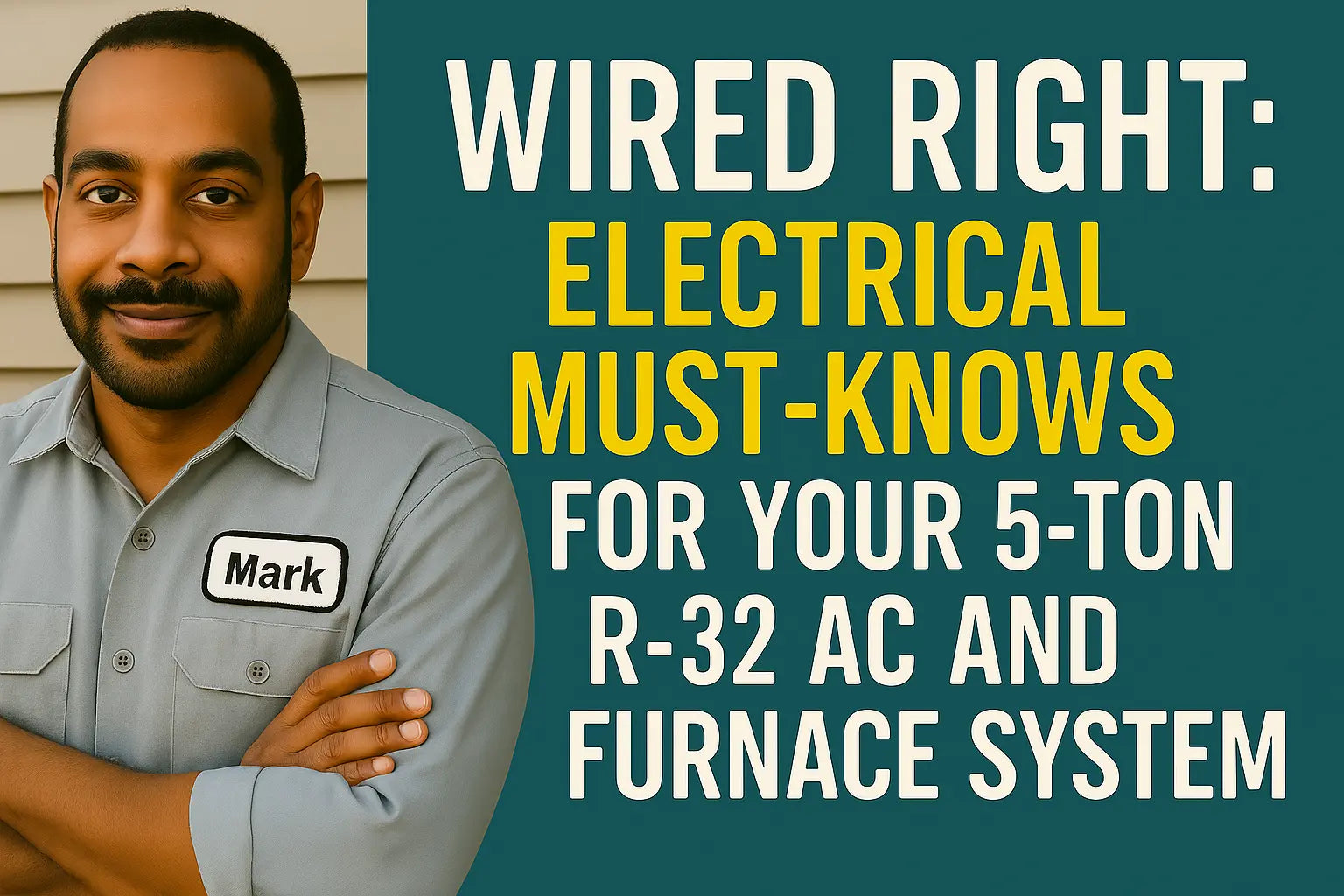 Wired Right: Electrical Must-Knows for Your 5-Ton R-32 AC and Furnace System