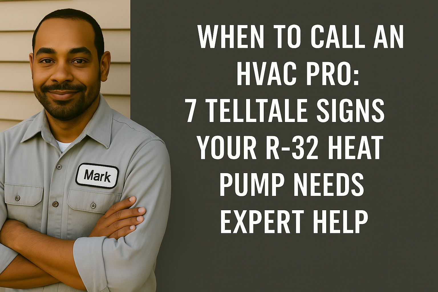When to Call an HVAC Pro: 7 Telltale Signs Your R-32 Heat Pump Needs Expert Help