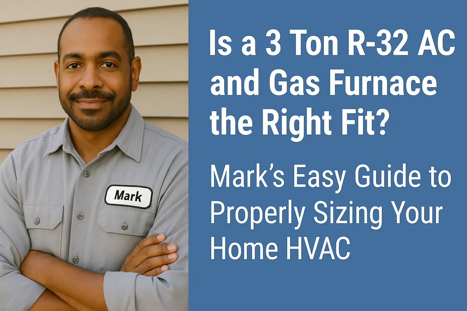 Is a 3 Ton R-32 AC and Gas Furnace the Right Fit? Mark’s Easy Guide to Properly Sizing Your Home HVAC