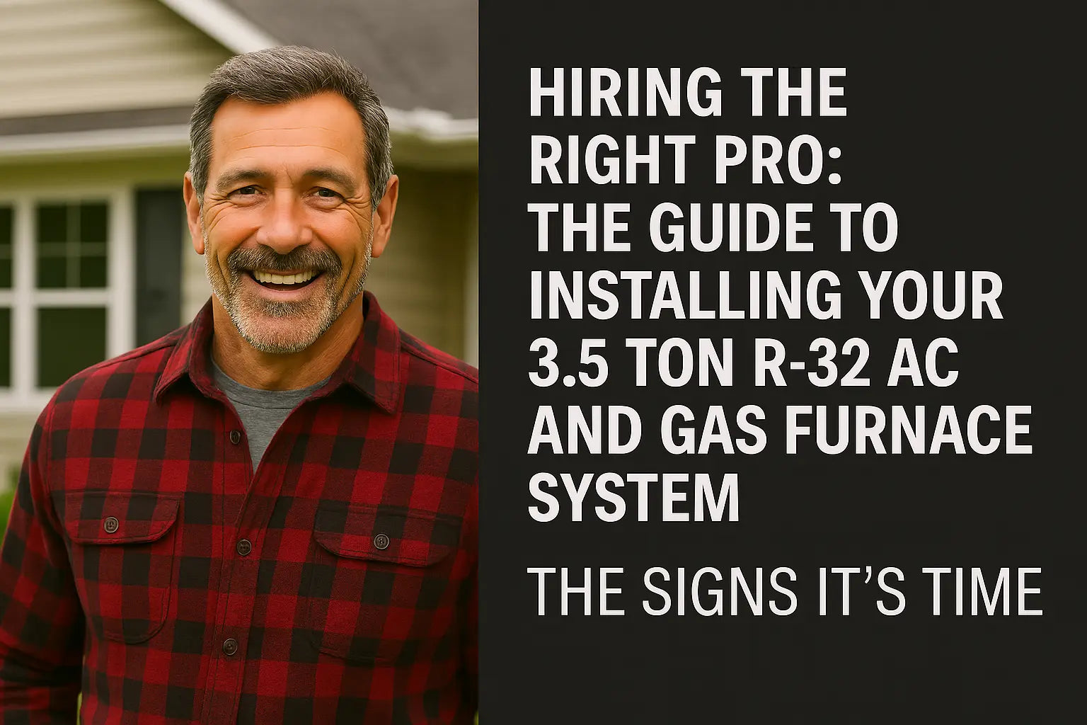 Hiring the Right Pro: The Guide to Installing Your 3.5 Ton R-32 AC and Gas Furnace System