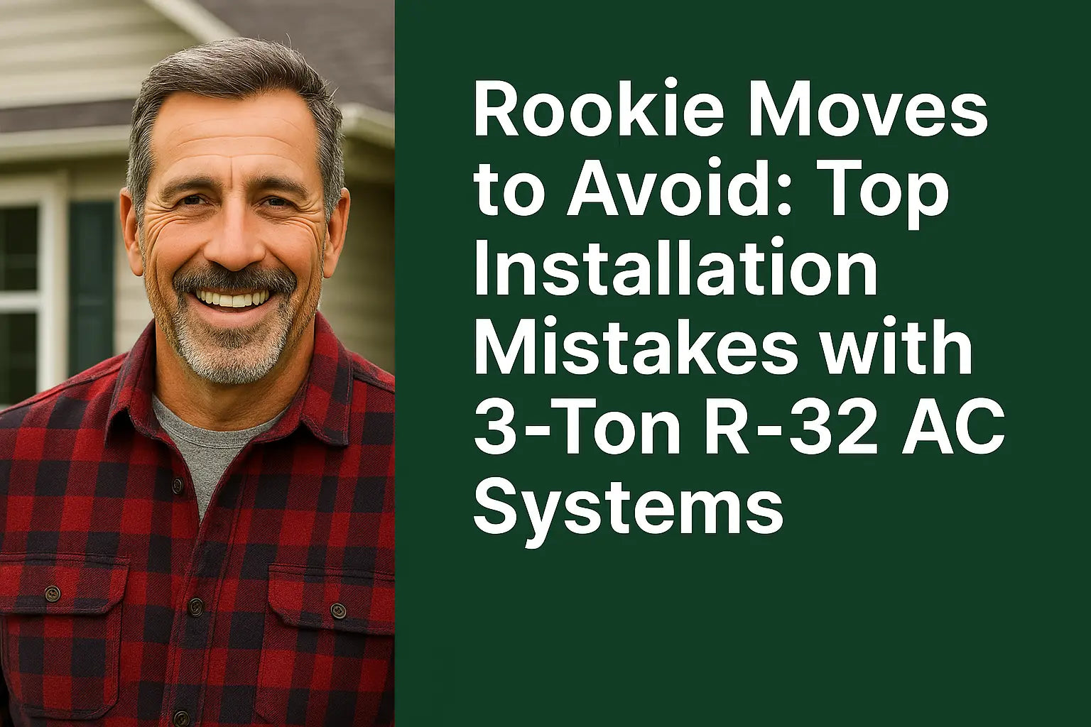 Rookie Moves to Avoid: Top Installation Mistakes with 3-Ton R-32 AC Systems