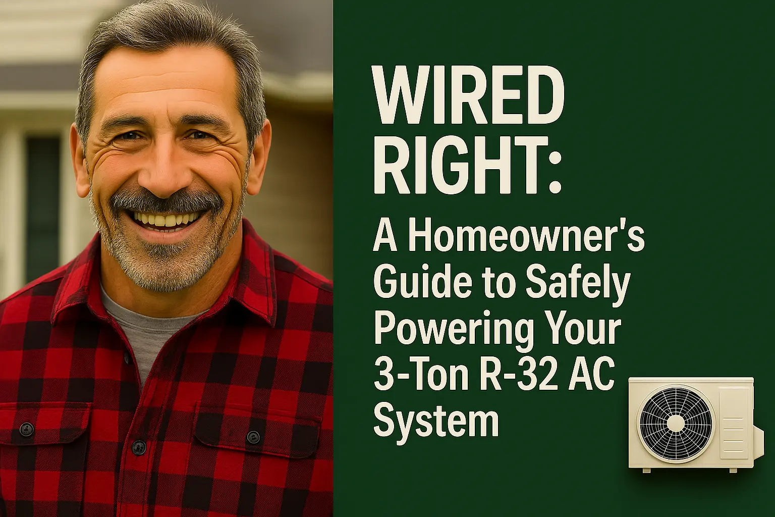 Wired Right: A Homeowner’s Guide to Safely Powering Your 3-Ton R-32 AC System