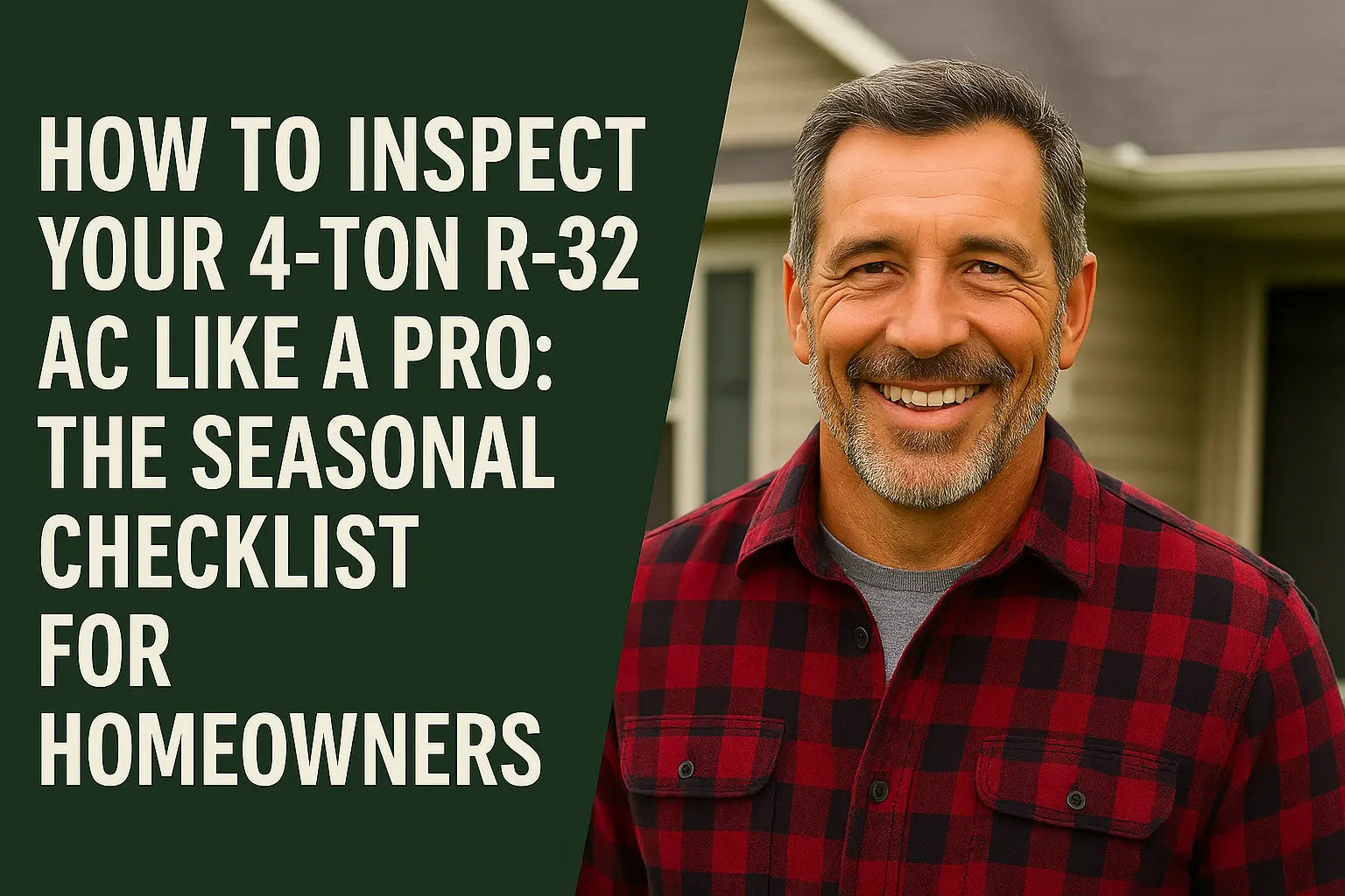 How to Inspect Your 4-Ton R-32 AC Like a Pro: The Seasonal Checklist for Homeowners