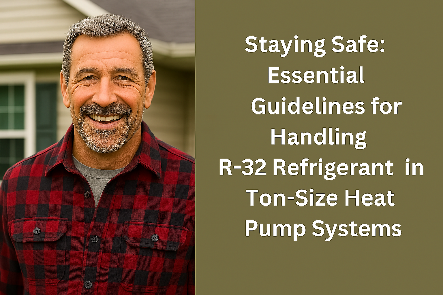 Staying Safe: Essential Guidelines for Handling R-32 Refrigerant in Ton-Size Heat Pump Systems
