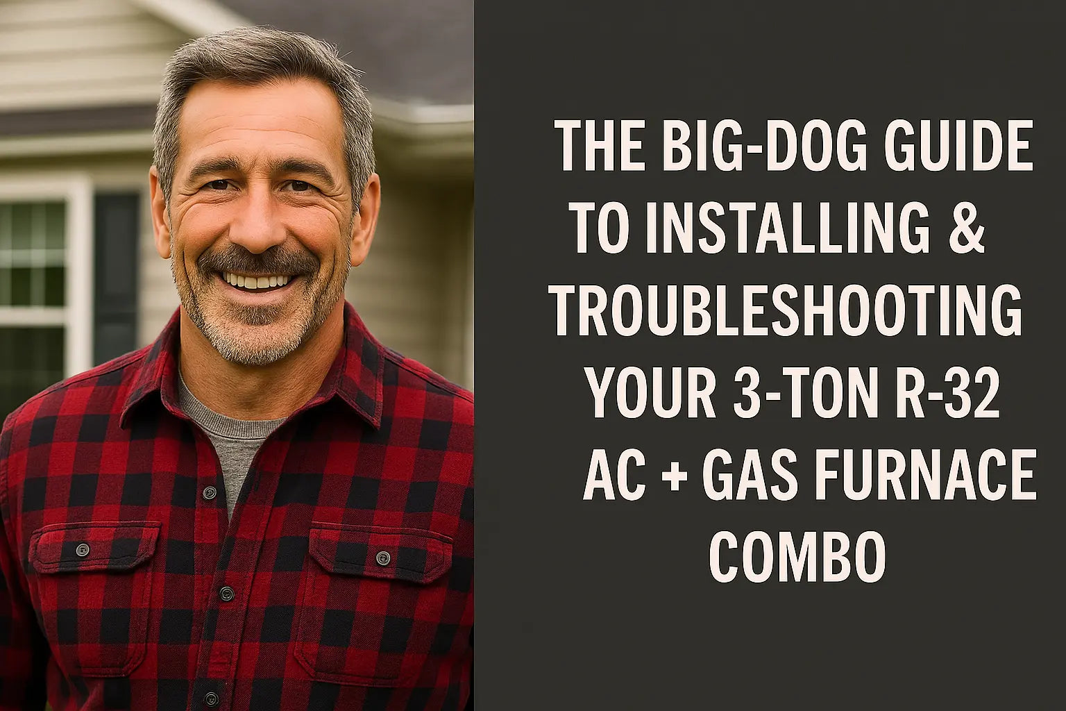 The Big-Dog Guide to Installing & Troubleshooting Your 3‑Ton R‑32 AC + Gas Furnace Combo