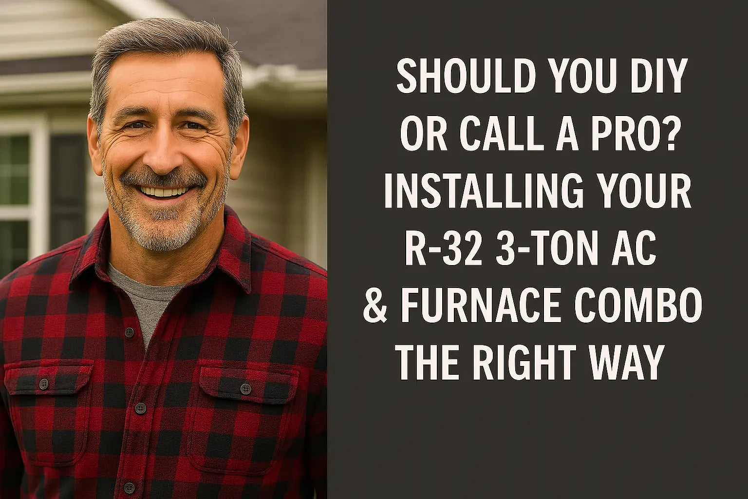 Should You DIY or Call a Pro? Installing Your R-32 3-Ton AC & Furnace Combo the Right Way