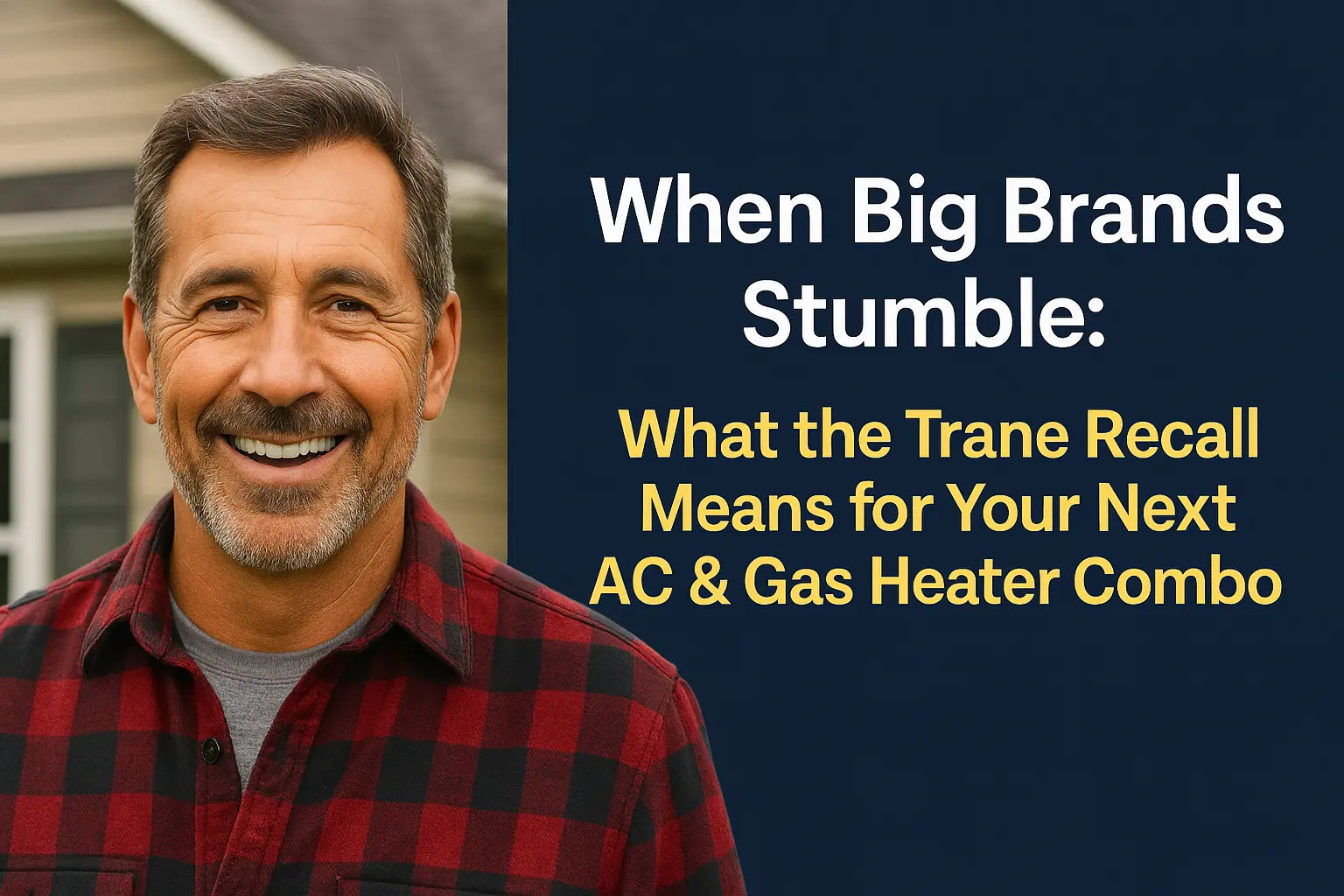 When Big Brands Stumble: What the Trane Recall Means for Your Next AC & Gas Heater Combo