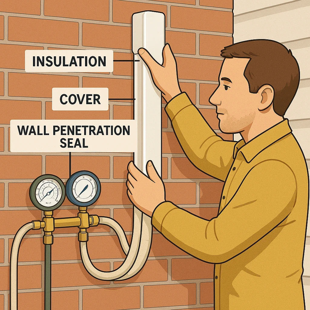 How to Insulate and Protect Mini-Split Line Sets Outdoors