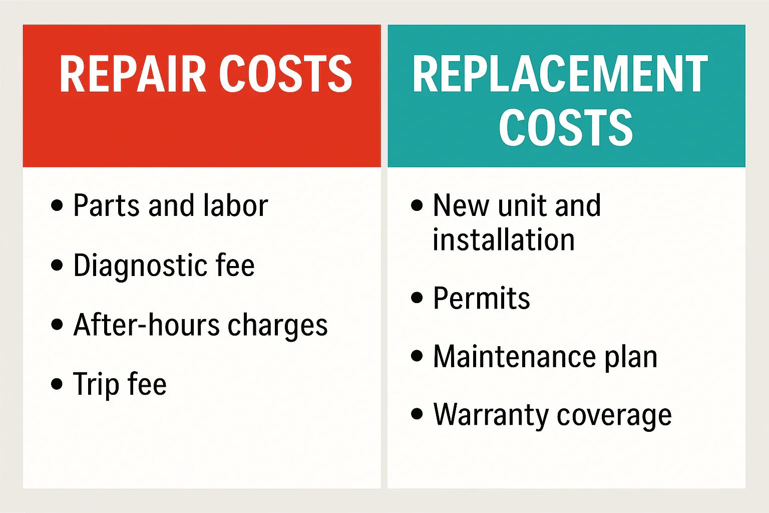 Unexpected Costs That Can Come With HVAC Repairs