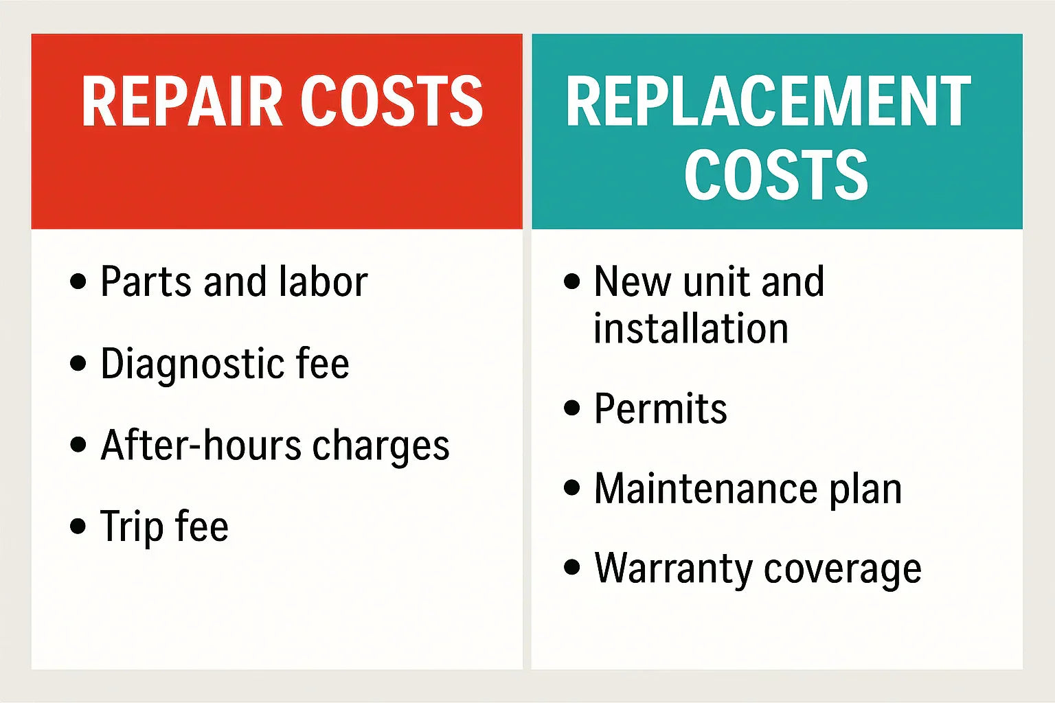 Unexpected Costs That Can Come With HVAC Repairs