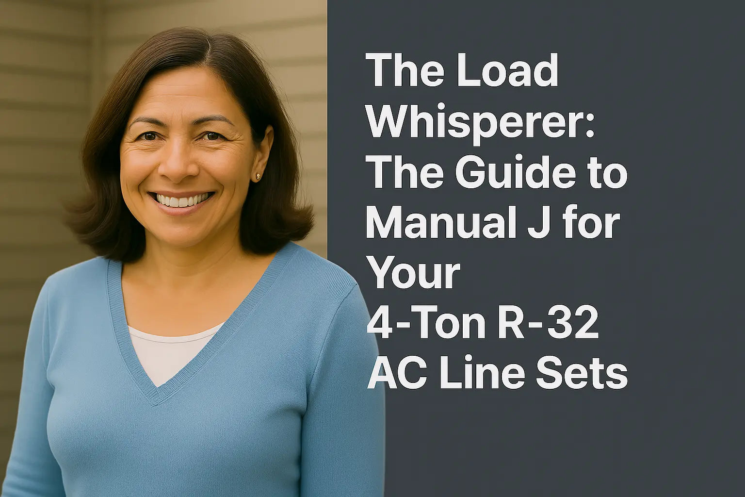 The Load Whisperer: The Guide to Manual J for Your 4‑Ton R‑32 AC System