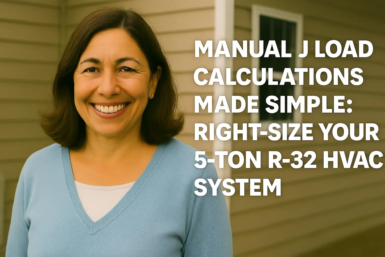 Manual J Load Calculations Made Simple: Right-Size Your 5-Ton R-32 HVAC System