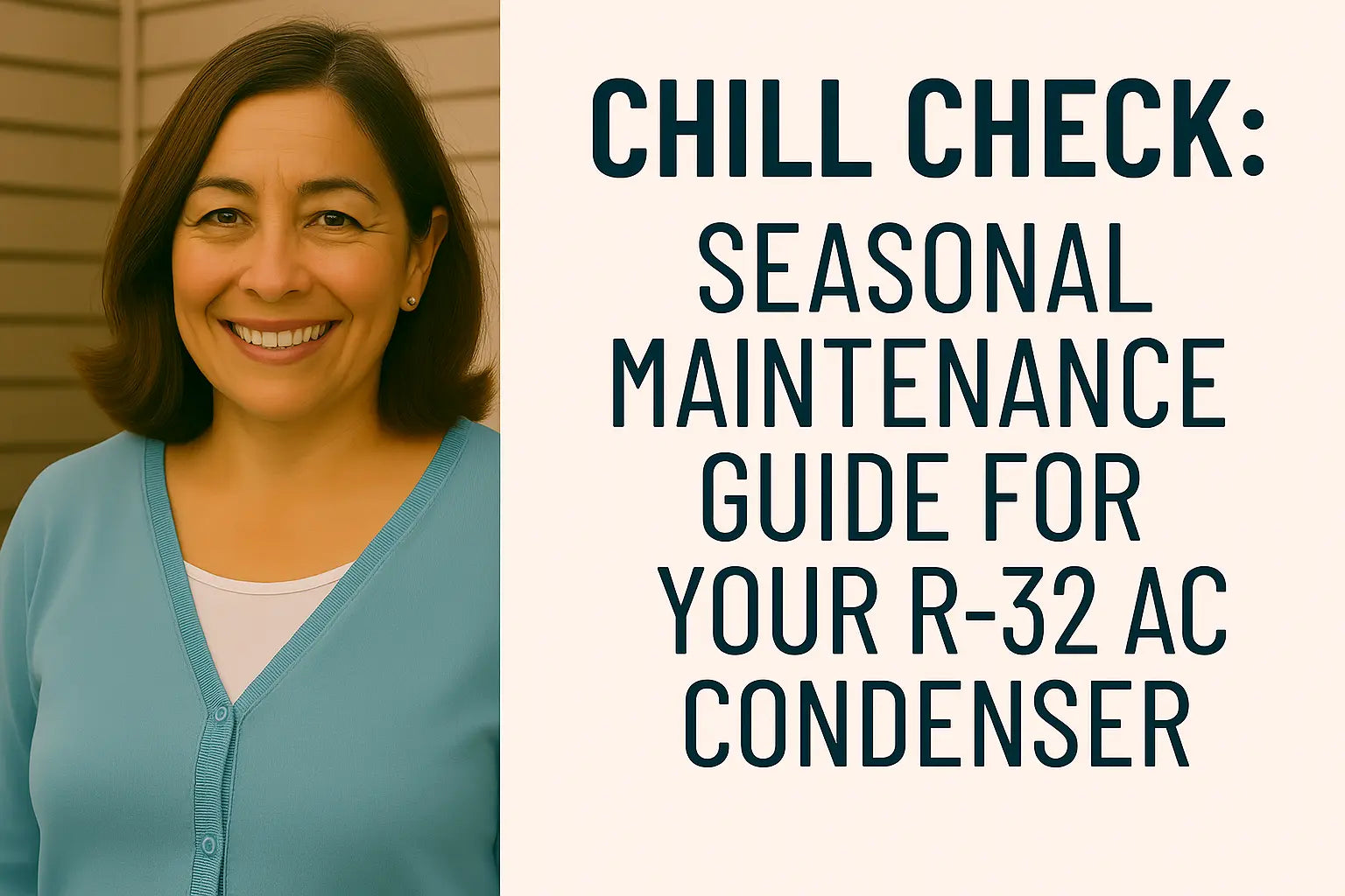 Chill Check: Seasonal Maintenance Guide for Your R-32 AC Condenser