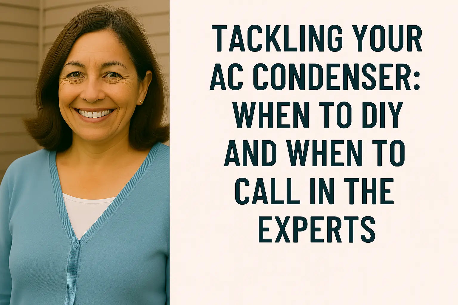 Tackling Your AC Condenser: When to DIY and When to Call in the Experts