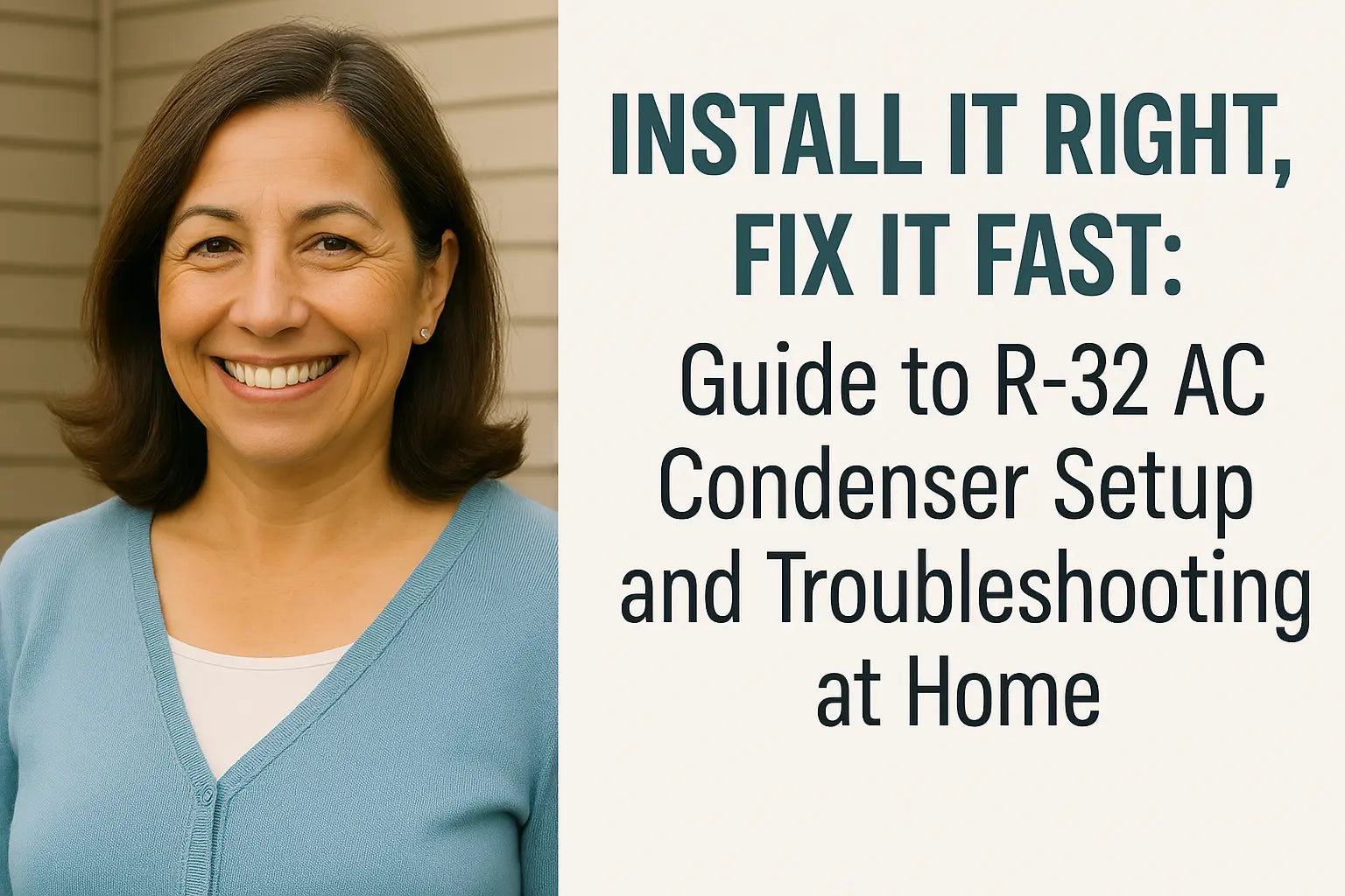 Install It Right, Fix It Fast: Guide to R-32 AC Condenser Setup and Troubleshooting at Home
