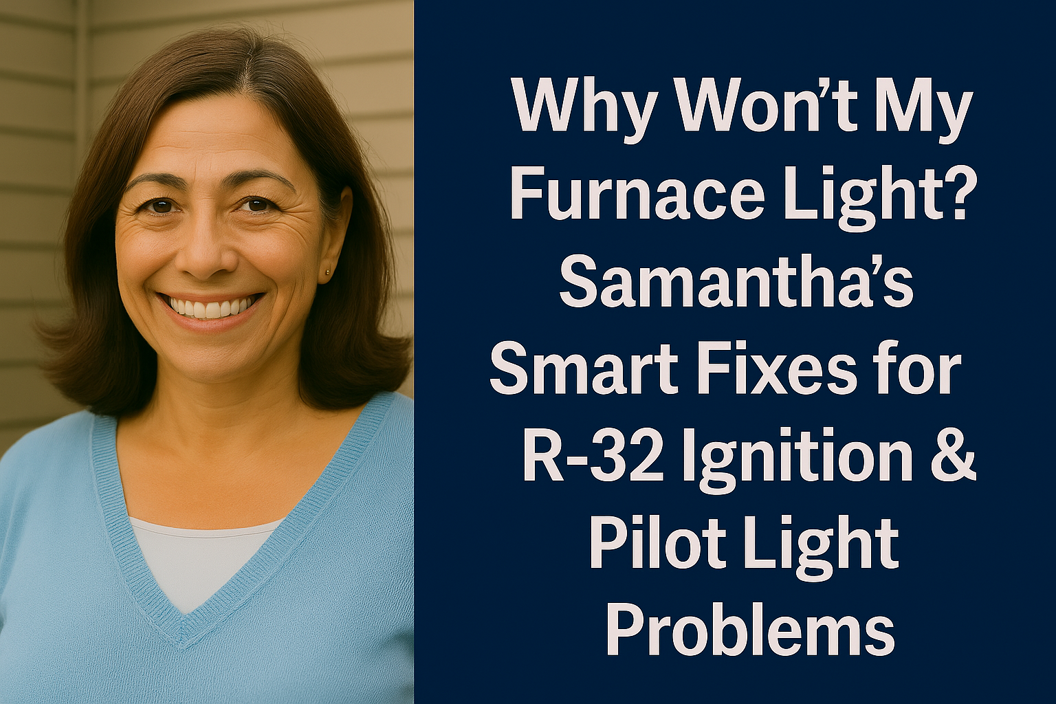 Why Won’t My Furnace Light? Samantha’s Smart Fixes for R-32 Ignition & Pilot Light Problems