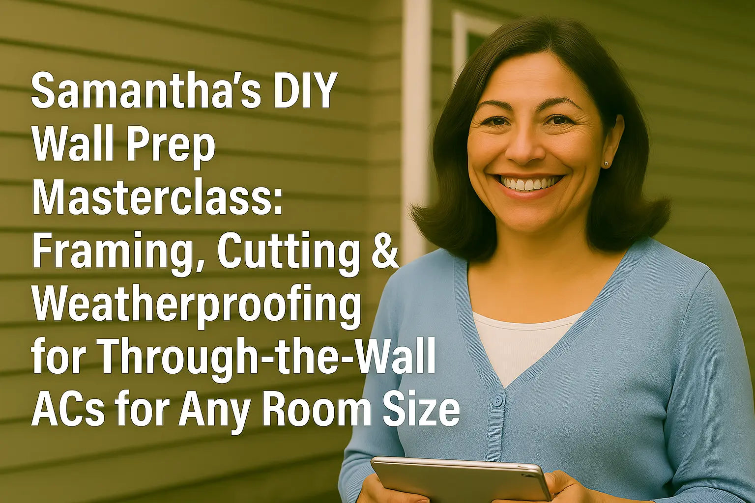 Samantha’s DIY Wall Prep Masterclass: Framing, Cutting & Weatherproofing for Through-the-Wall ACs