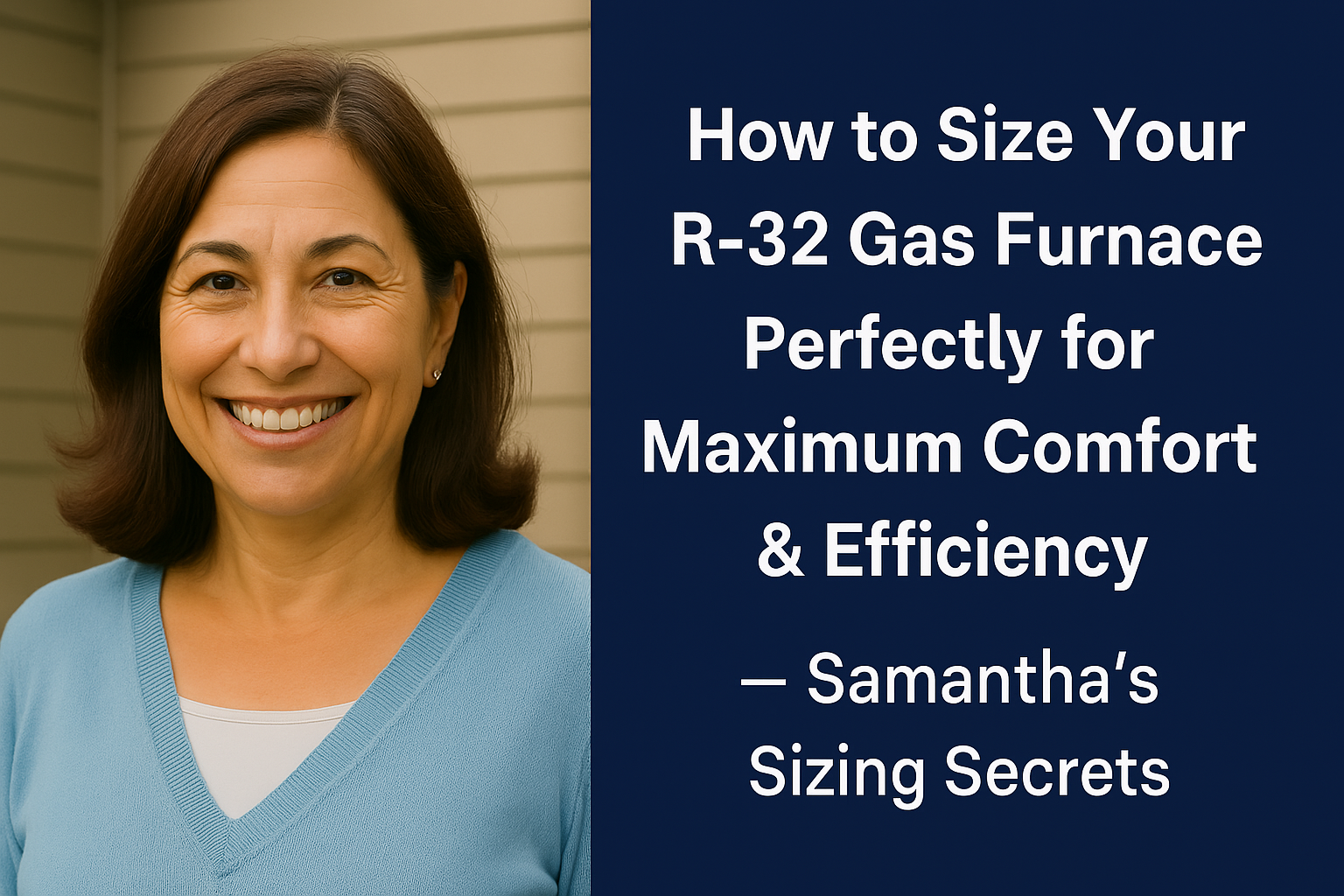 How to Size Your R-32 Gas Furnace Perfectly for Maximum Comfort & Efficiency — Samantha’s Sizing Secrets