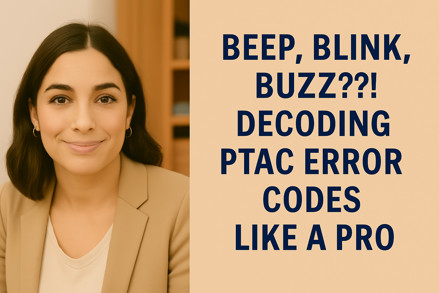 Beep, Blink, Buzz?! Decoding PTAC Error Codes Like a Pro