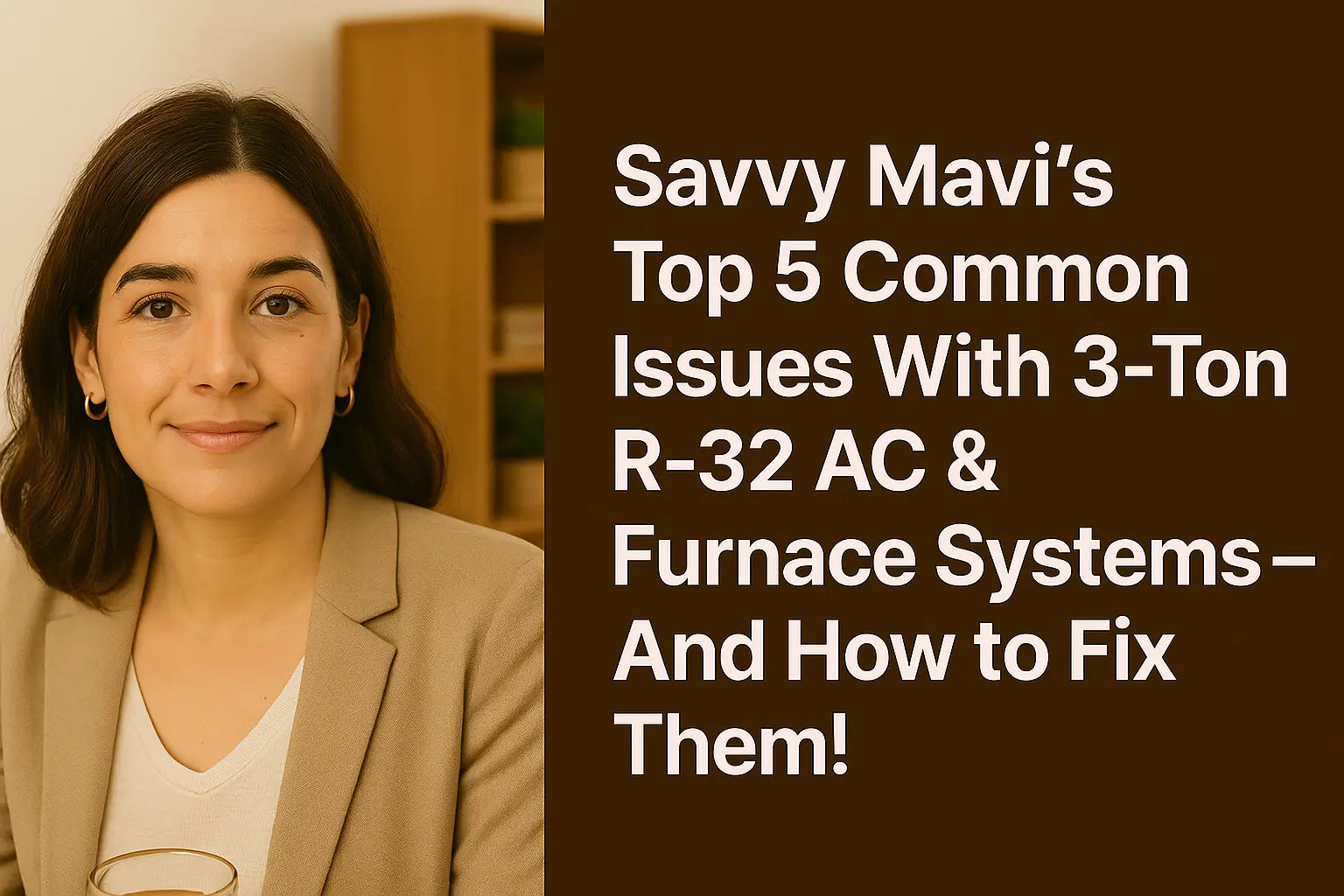 Savvy Mavi’s Top 5 Common Issues With 3‑Ton R‑32 AC & Furnace Systems — And How to Fix Them!