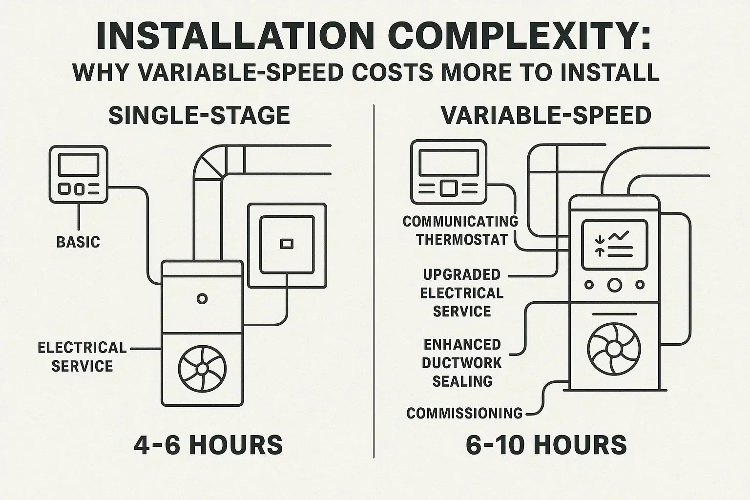 Cost to Upgrade from a Single-Stage to a Variable-Speed Furnace